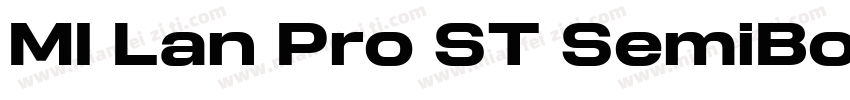 MI Lan Pro ST SemiBold字体转换